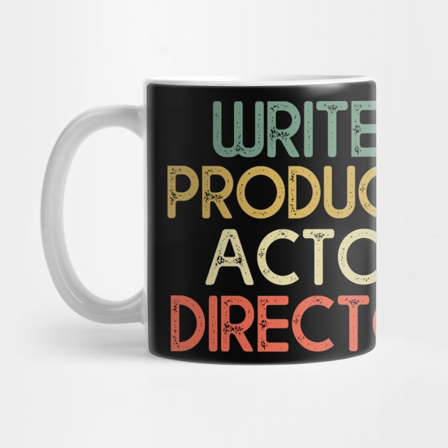 Writer Producer Actor Director Filmmaker Gifts Movie Theater by MasliankaStepan